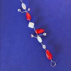 Hairpiece hair vine 7” wire